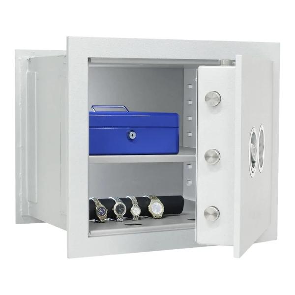 Rottner Wandtresor EN1 Stone SE 45 Premium Elektronikschloss weißaluminium T04940